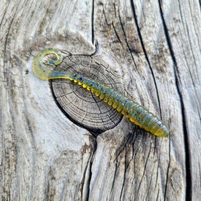 Image de Curly Worm 65 - Watermelon Blue